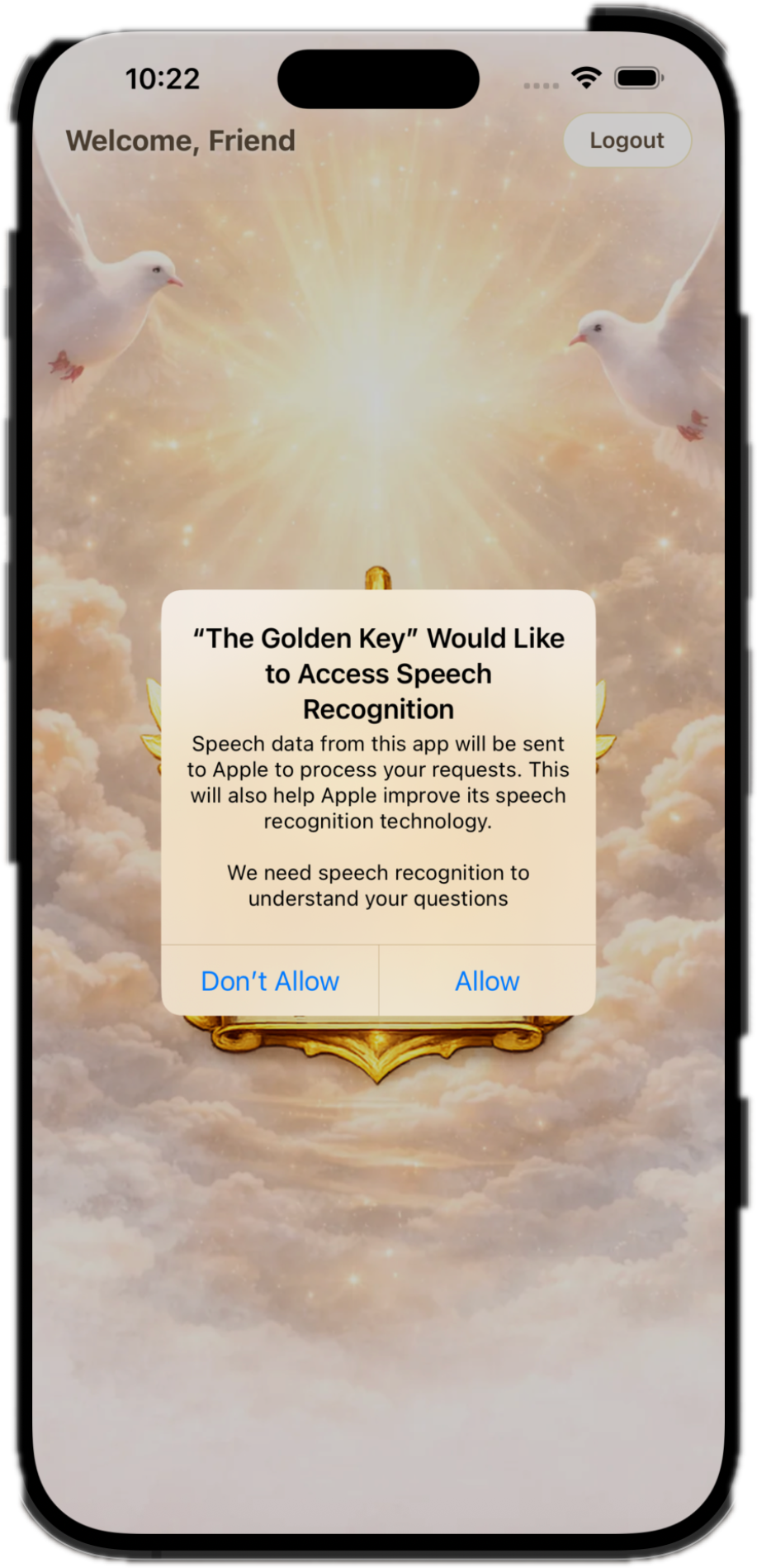 Speech recognition permission